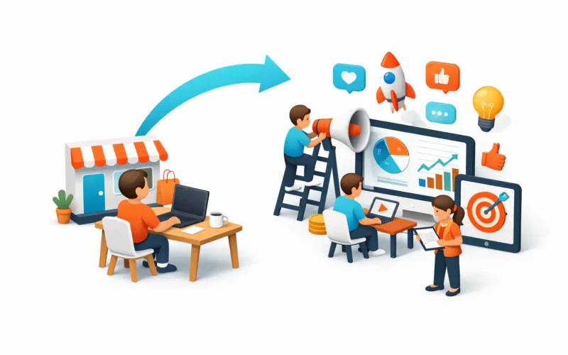 Online marketing uitbesteden als kleine ondernemer